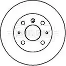 Тормозной диск BORG & BECK 3145539 FDOQQ BBD5016 YSSR 6DN