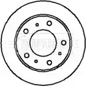 Тормозной диск BORG & BECK OFFBQ BBD5032 6A ZEW 3145555