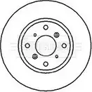 Тормозной диск BORG & BECK C1 F0DB9 XYH5X49 BBD5090 Honda Prelude