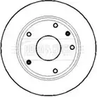 Тормозной диск BORG & BECK IRISBC 2 BBD5126 3145645 MVW53I