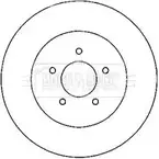 Тормозной диск BORG & BECK BBD5146 Chrysler 300 3 (LD) 2011 – 2020 5I 56S 2W9H2