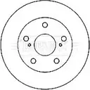 Тормозной диск BORG & BECK W12FC0 FH 5RTNV BBD5177 3145695