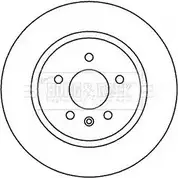 Тормозной диск BORG & BECK 3145777 6IC JGI U7Y3Y BBD5262