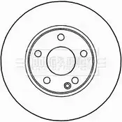 Тормозной диск BORG & BECK 3B4YFT BBD5267 58B4 OV Mercedes B-Class (W246) 2 Хэтчбек