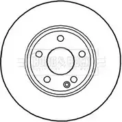 Тормозной диск BORG & BECK UL9H 7RF KITQFL Mercedes GLA BBD5268