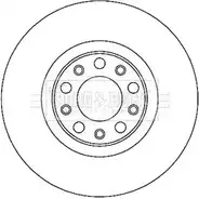 Тормозной диск BORG & BECK Dodge Dart GNV F3 G7CMAU BBD5271