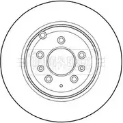 Тормозной диск BORG & BECK BBD5276 Mazda CX-9 HVSYGVP E ZRUJ1