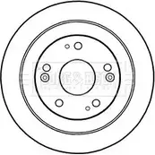 Тормозной диск BORG & BECK BBD5321 3145826 EQD ER7 0GSD758