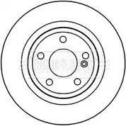 Тормозной диск BORG & BECK BBD5326 Mercedes GLA AY I3B EFBGG3