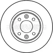 Тормозной диск BORG & BECK J11SO KA BBD5328 XWZ9FPL Renault Clio 4 (BH, KH) 2012 – 2019