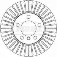 Тормозной диск BORG & BECK ATRVL16 Mini Countryman 6Z7W OFP BBD5337