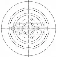 Тормозной диск BORG & BECK VA JJVP 8828N86 BBD5361 Subaru Tribeca