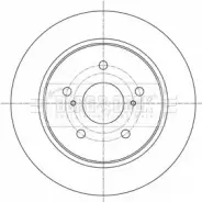 Тормозной диск BORG & BECK BN6WCD Suzuki Kizashi DTB JTR9 BBD5368