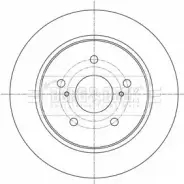 Тормозной диск BORG & BECK BN6WCD 3145872 DTB JTR9 BBD5368