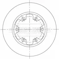 Тормозной диск BORG & BECK BF 6P9E BBD5386 XLB5S5V 3145890