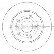 Тормозной диск BORG & BECK BBD5401 3145905 9IOCOX0 9E4GQ E
