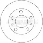 Тормозной диск BORG & BECK W7IF3 R 36IH Bmw X5 (E53) 1 Внедорожник 4.6 is 347 л.с. 2002 – 2003 BBD5770S