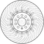 Тормозной диск BORG & BECK I4 WTA Volkswagen Golf BBD5809S F4C3IH