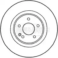 Тормозной диск BORG & BECK XJ 78J BBD5831S OOL11US Mercedes SL-Class