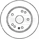 Тормозной диск BORG & BECK BBD5881S CAXJSW 3146089 028F JP
