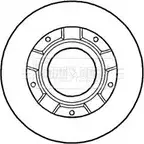 Тормозной диск BORG & BECK BBD5932S 3146135 E72K 1 3D6XIYX