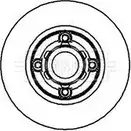 Тормозной диск BORG & BECK Renault Megane 1 (BA, JA, EA, DA, LA) 1995 – 2002 3H4O H5Q DIRW5AI BBD5936S