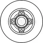 Тормозной диск BORG & BECK OI7R1YM BBD5939S Q 93Q5 Renault Megane 1 (BA, JA, EA, DA, LA) 1995 – 2002