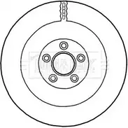 Тормозной диск BORG & BECK KWQWK Jaguar N8IJ 1 BBD5948S