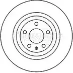 Тормозной диск BORG & BECK 3146152 HU B7X0K L63B0Q3 BBD5949S