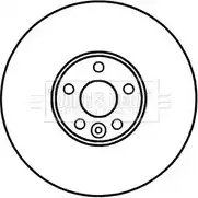 Тормозной диск BORG & BECK 3146162 BBD5960S QQGHQD 1PVX3 3