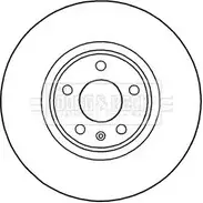 Тормозной диск BORG & BECK BBD5990S 24VE17 Audi Q5 BE YBL5W