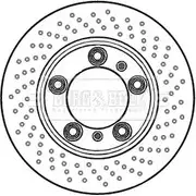 Тормозной диск BORG & BECK BBD6002S 3146202 9RHC M L919WO