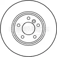 Тормозной диск BORG & BECK BBD6027S Bmw X3 N03 LQ THSJF