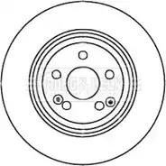 Тормозной диск BORG & BECK BBD6028S 6KQE187 Mercedes CLK P 6HV3