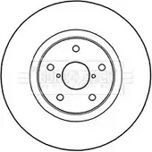 Тормозной диск BORG & BECK BEWF M BBD6035S Subaru Tribeca IZ1T3