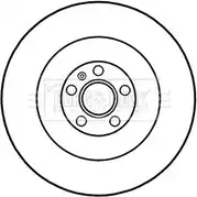 Тормозной диск BORG & BECK Audi A6 (C6) 3 2004 – 2010 OZSQ7 S AEV4KGA BBD6050S