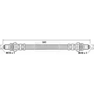 Тормозной шланг BORG & BECK 8SC 41 3146355 6384FT BBH6153
