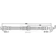 Тормозной шланг BORG & BECK 6PD XV BBH6363 V6MQN0 3146415