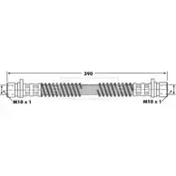 Тормозной шланг BORG & BECK F2F9G F BL559H 3146430 BBH6394