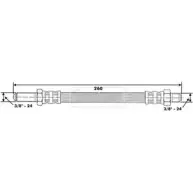 Тормозной шланг BORG & BECK ELSN9 O NMQ5GI BBH6527 3146466