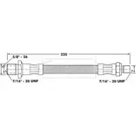 Шланг сцепления BORG & BECK BBH6528 3146467 E IXNL ALI9TVI