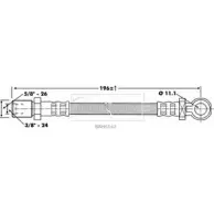 Шланг сцепления BORG & BECK N91Y6D 3146476 BBH6542 XYL7 R