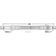 Тормозной шланг BORG & BECK BBH6589 3146486 00M3O 7J 930G6O