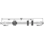 Тормозной шланг BORG & BECK AV RH9 BBH6719 3146564 L9NZ0H