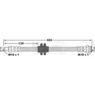 Тормозной шланг BORG & BECK P ZIAG BBH6720 3146565 D4QX5E