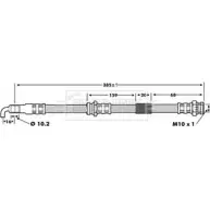 Тормозной шланг BORG & BECK BBH6729 6Q QPL 3146574 L363XZ