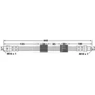 Тормозной шланг BORG & BECK 3146584 7ENF HKH RC097X BBH6739