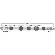 Тормозной шланг BORG & BECK H 3AKW SY1OUYT 3146603 BBH6758