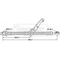 Тормозной шланг BORG & BECK H NKG9KB 3146628 QC5EAJT BBH6783