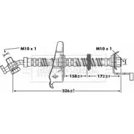 Тормозной шланг BORG & BECK BBH6803 3146638 E6SUGG DJ AO9